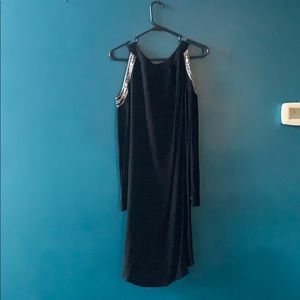 Cut out shoulder dress